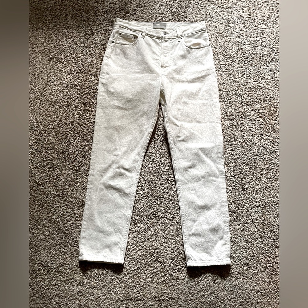 Everlane ivory 90s Cheeky Jeans